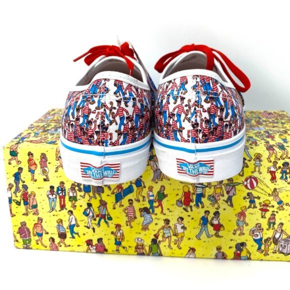 💖MEGA SALE💖VANS Where's Waldo Addition Authentic Textile Mens Size VN0A348A3RZ - Picture 10 of 12